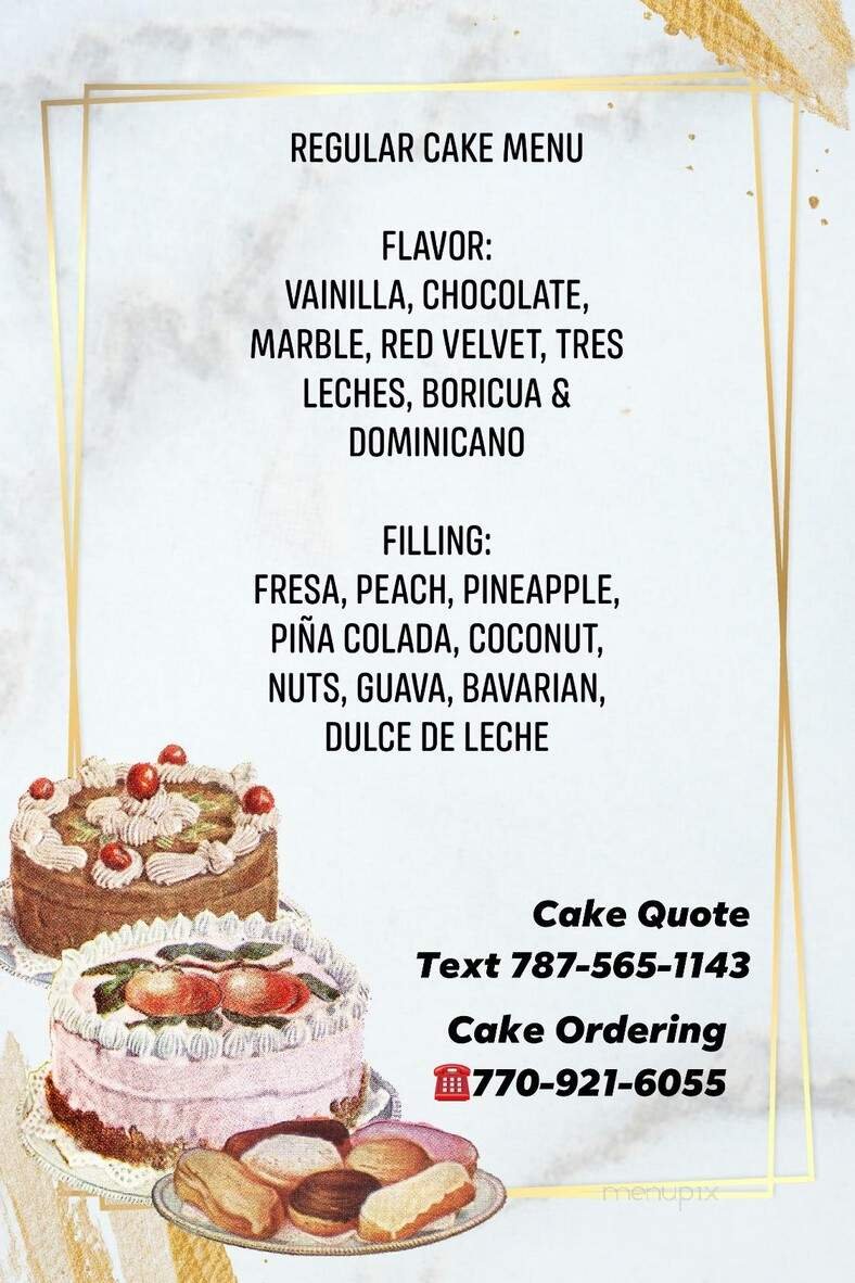 Menu page 1