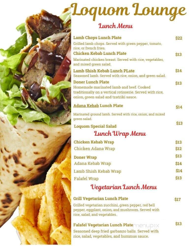 Menu page 2