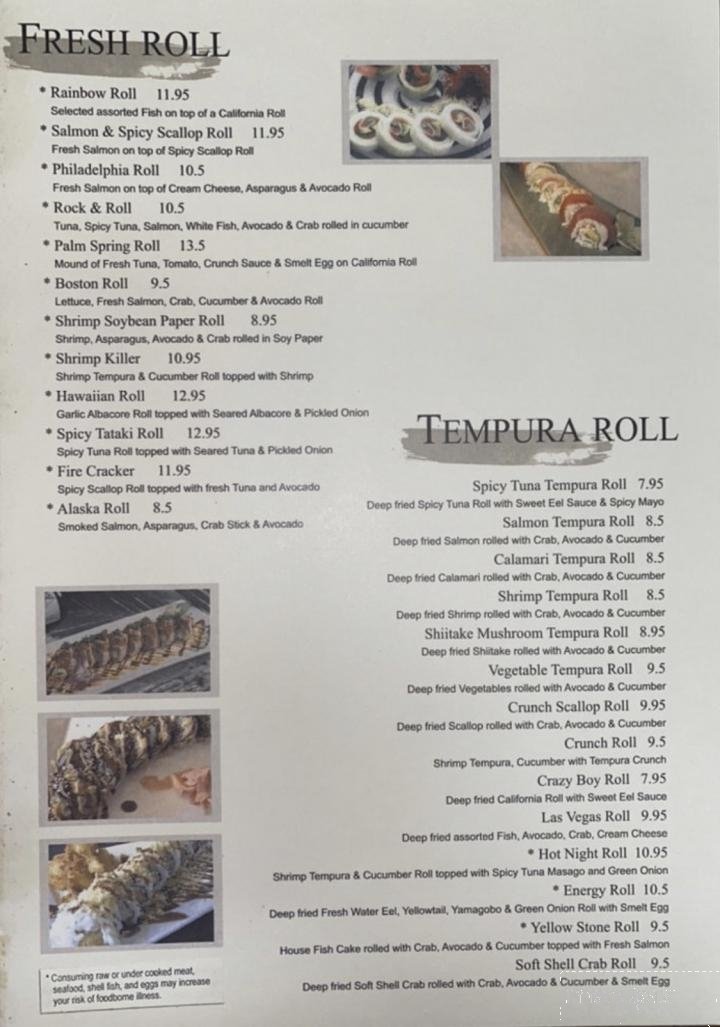Menu page 4