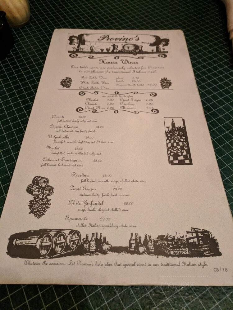 Menu page 1