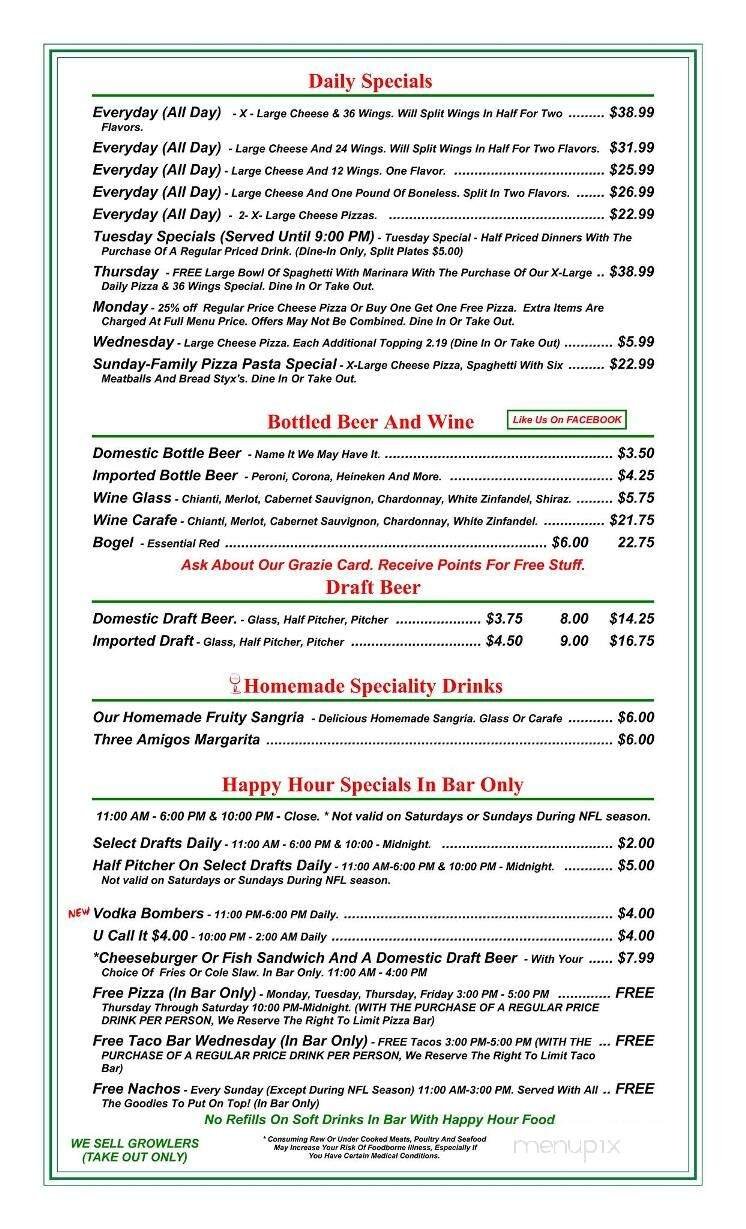Menu page 4