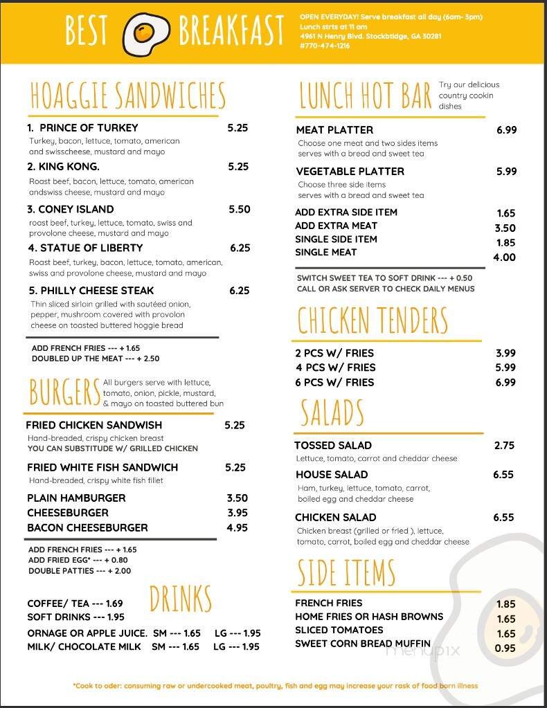 Menu page 2