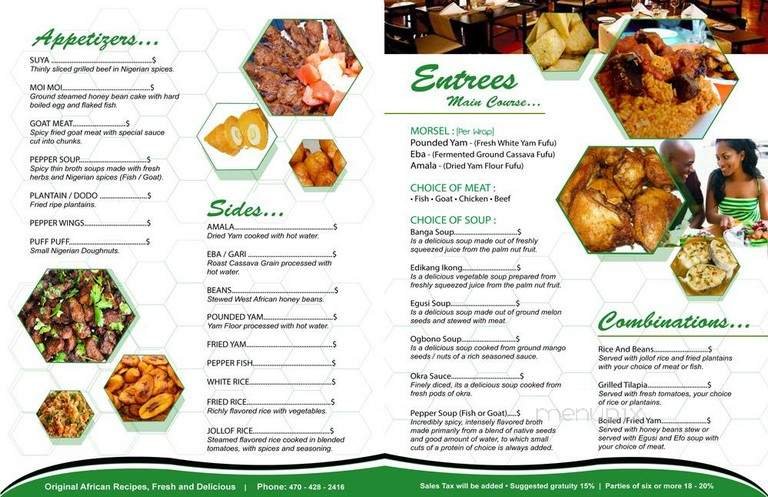 Menu page 2