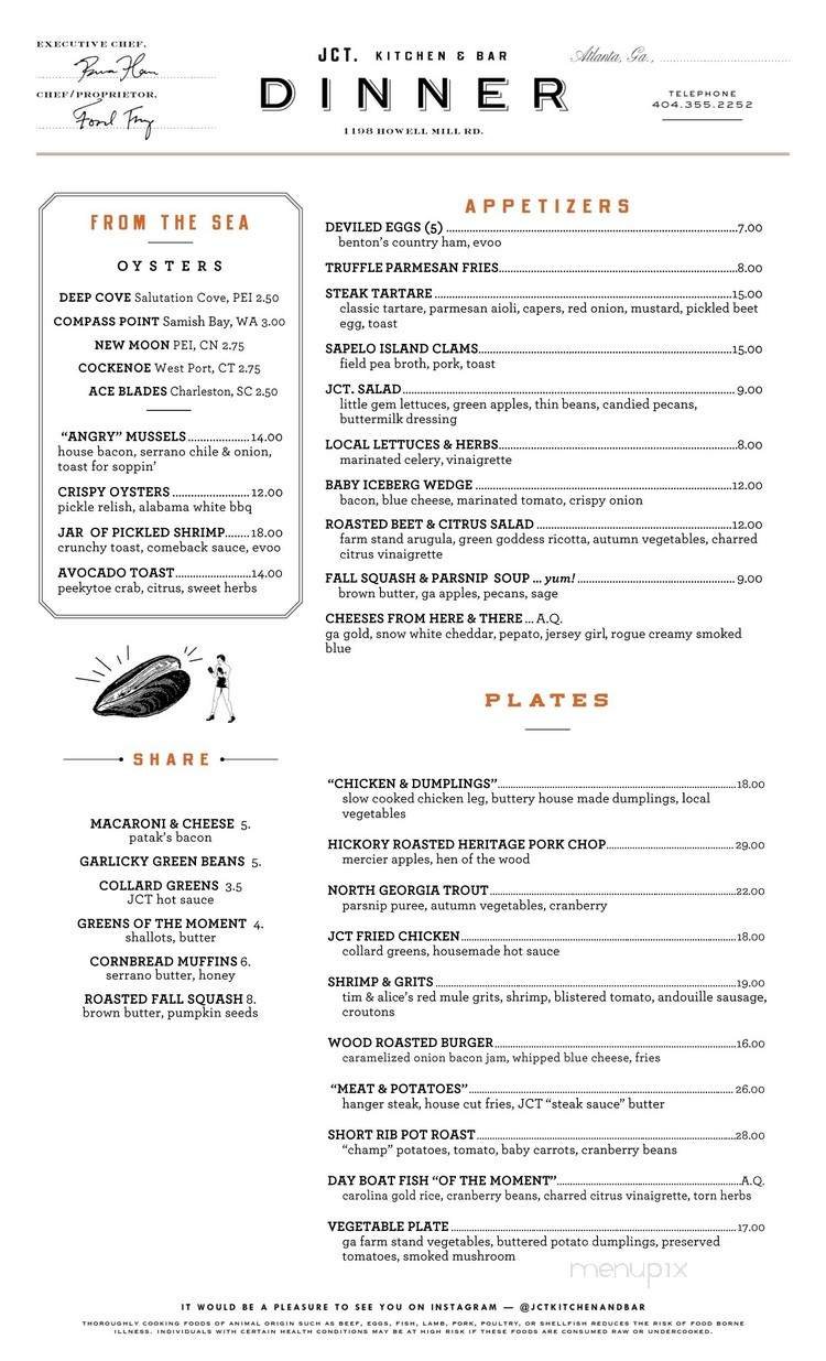 Menu page 1