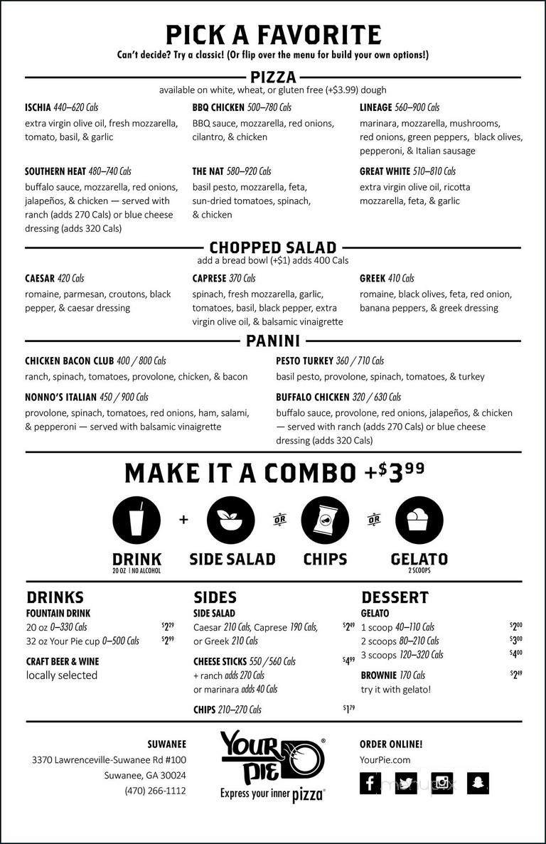 Menu page 2