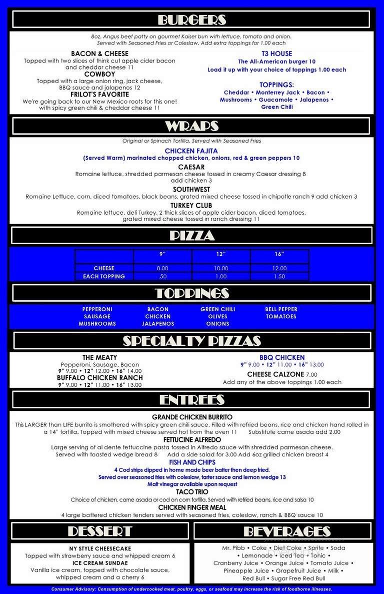 Menu page 2