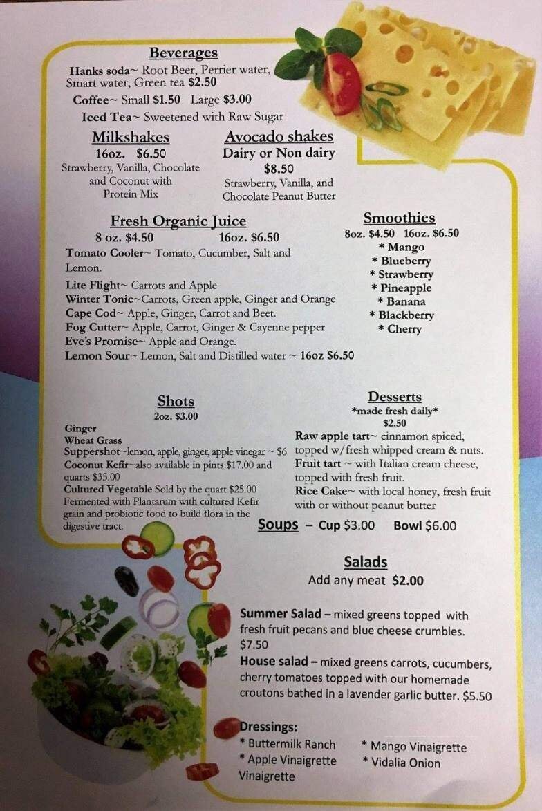Menu page 4