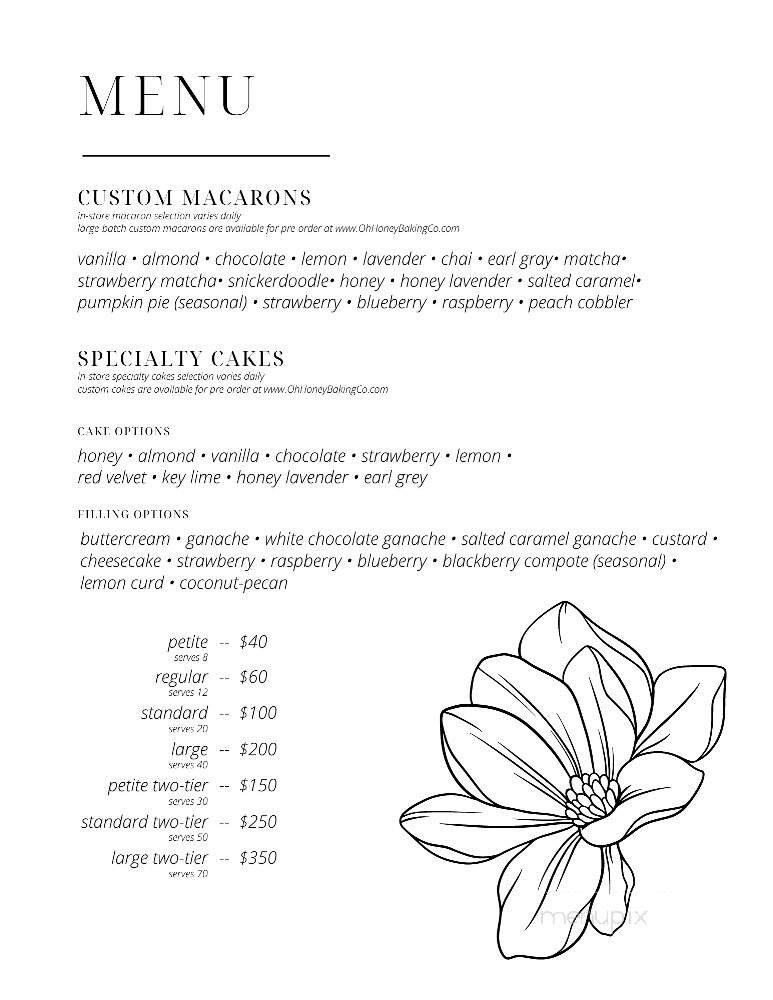 Menu page 1