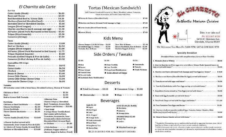 Menu page 2