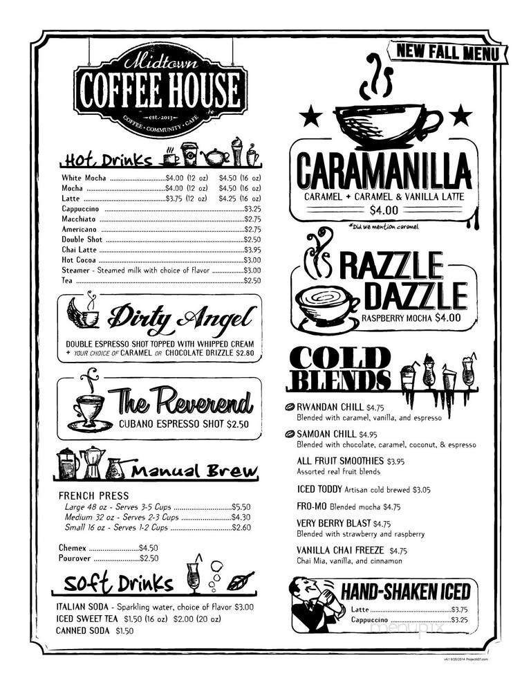Menu page 1