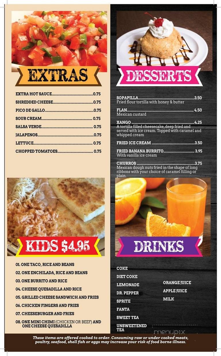 Menu page 7