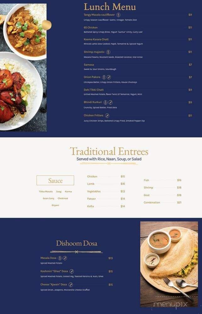 Menu page 1