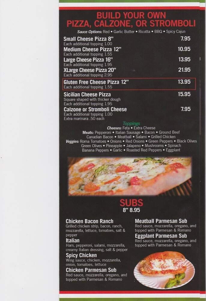 Menu page 2