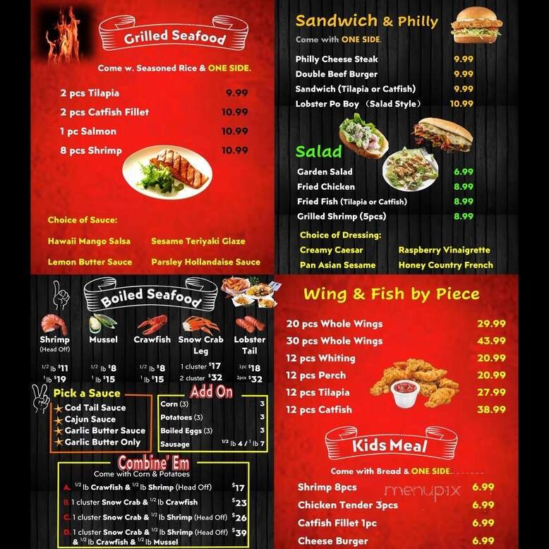 Menu page 1