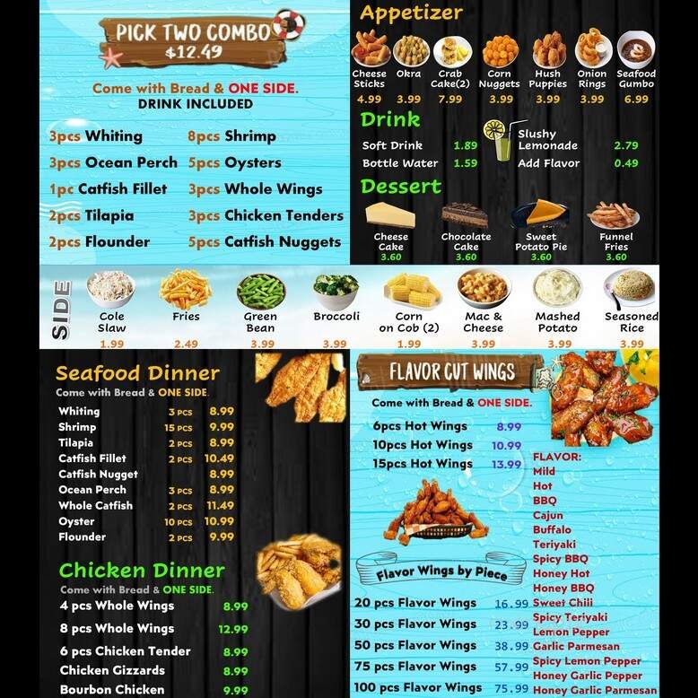 Menu page 2