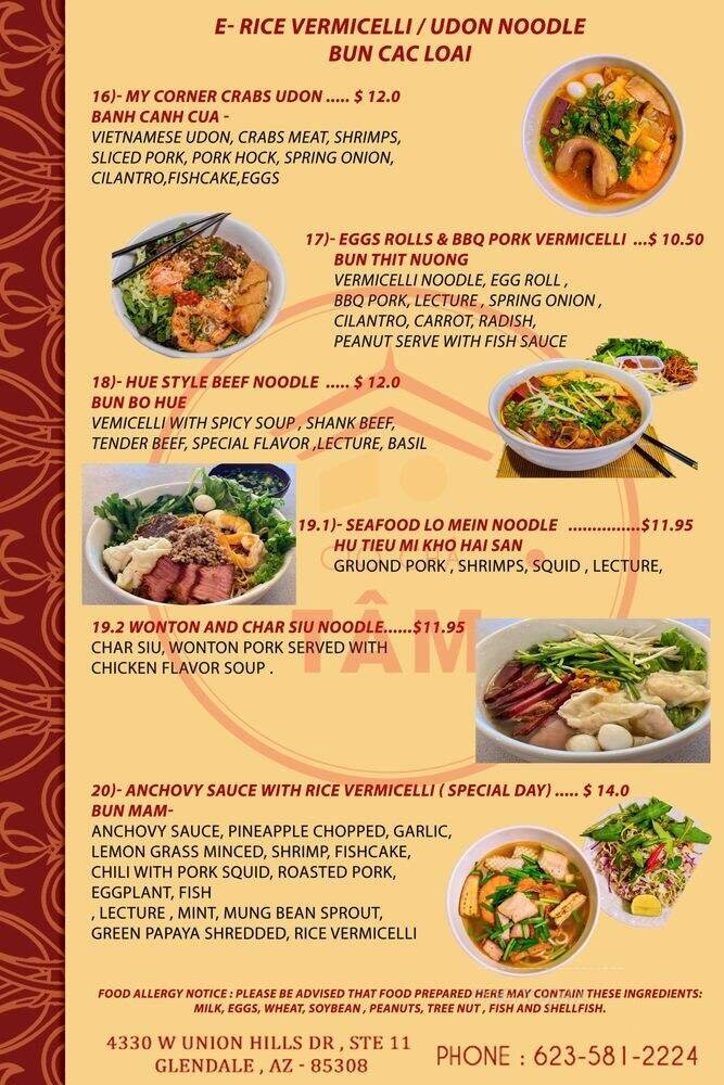 Menu page 2