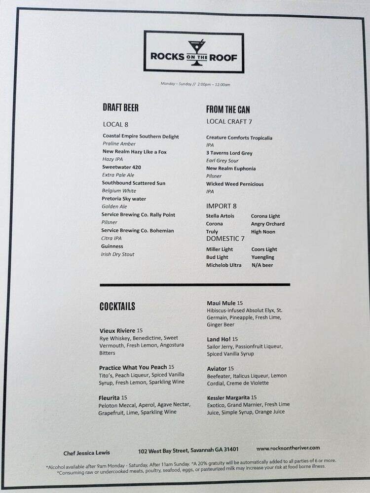 Menu page 2