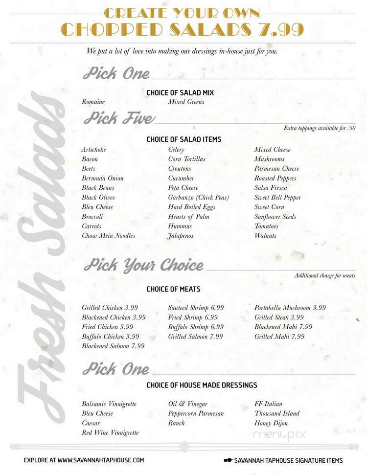 Menu page 4