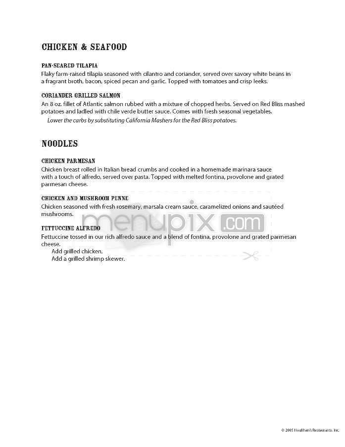 Menu page 9