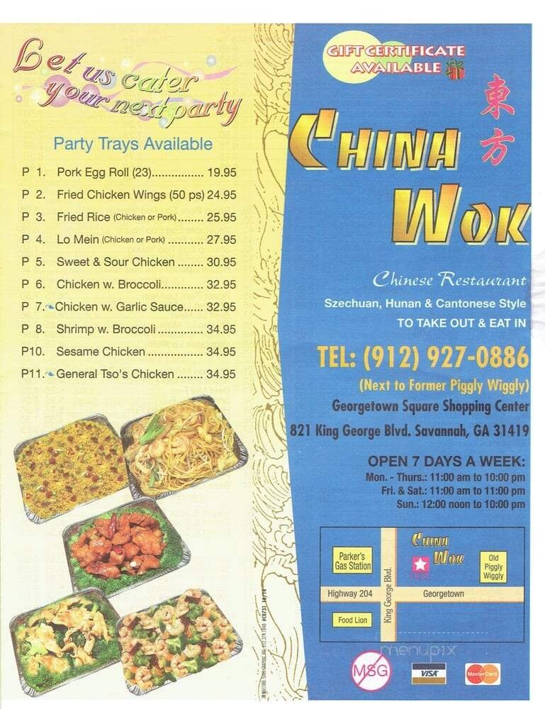 Menu page 3