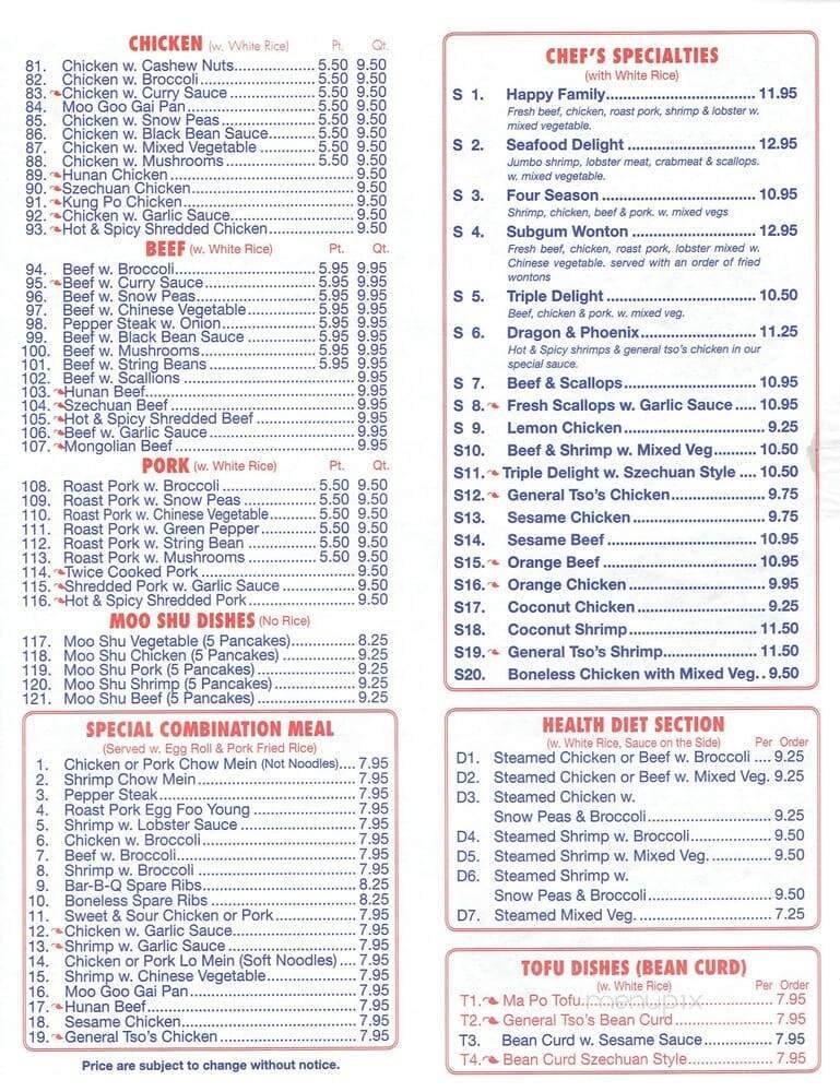 Menu page 5
