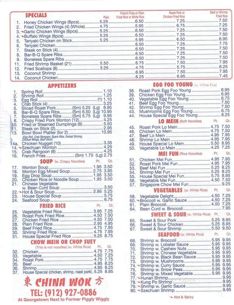 Menu page 6