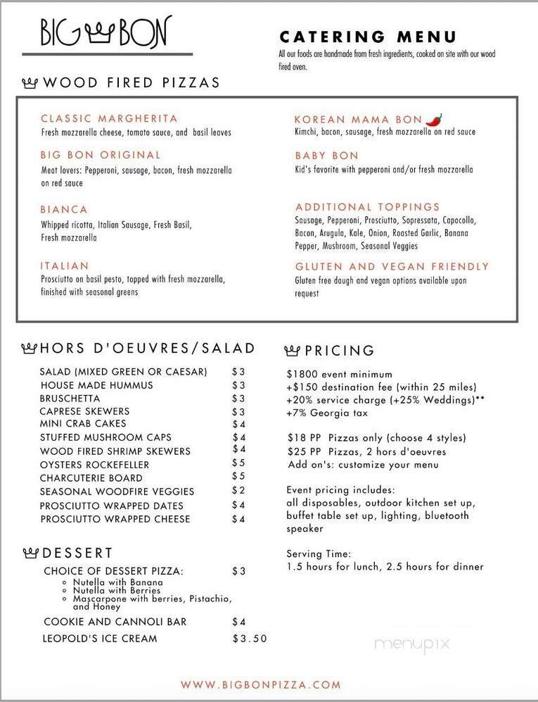 Menu page 3