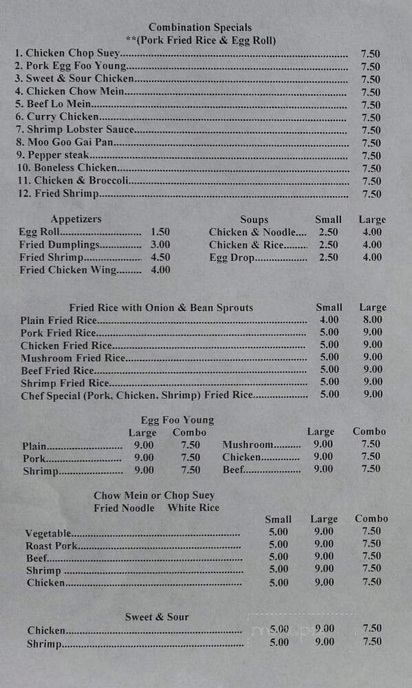Menu page 3