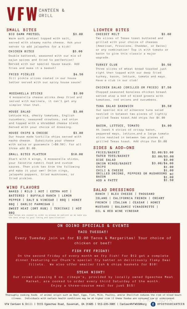 Menu page 2