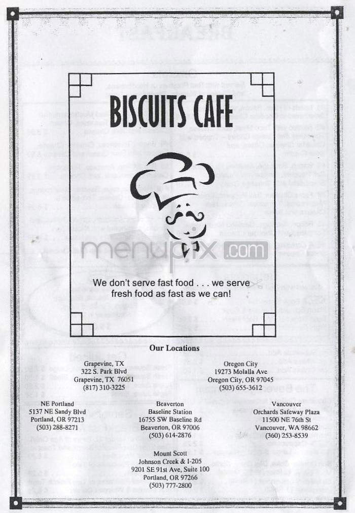 Menu page 1
