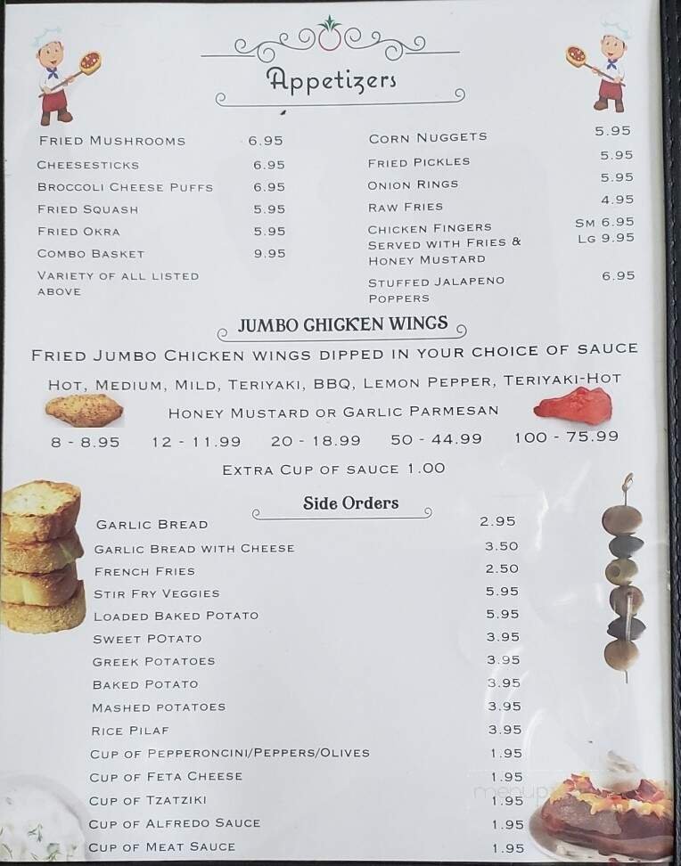 Menu page 3
