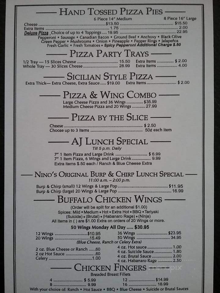 Menu page 2