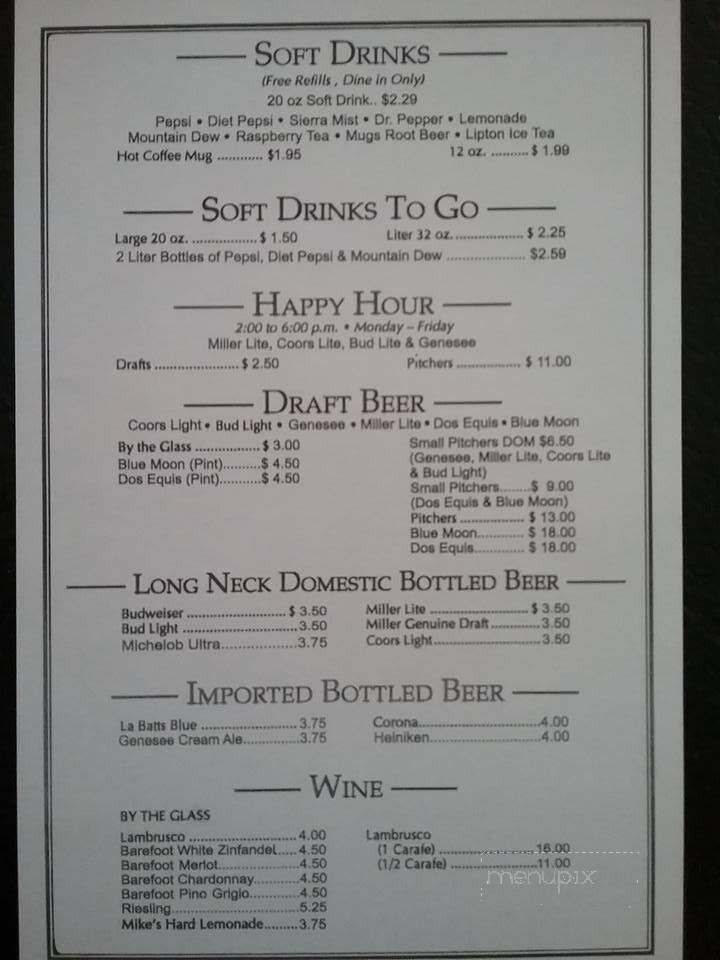 Menu page 3