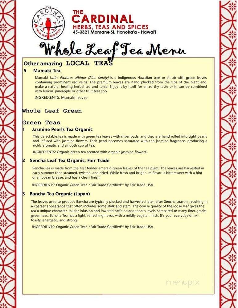 Menu page 2