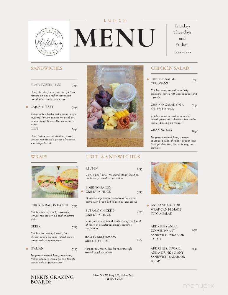 Menu page 2