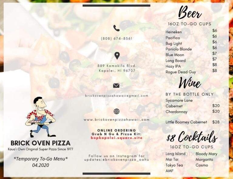Menu page 2