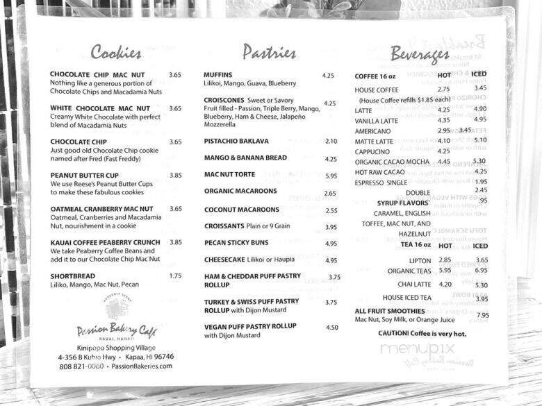 Menu page 2