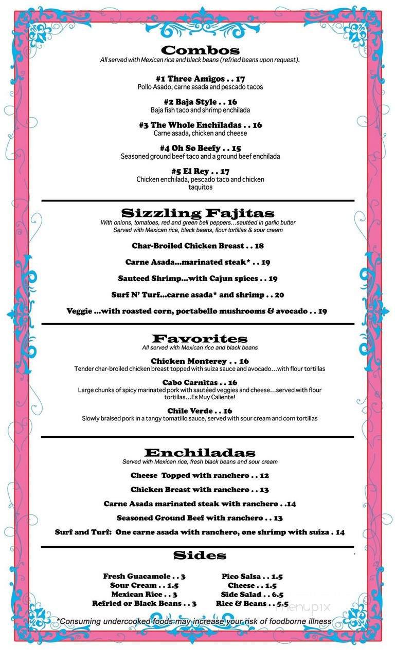 Menu page 2