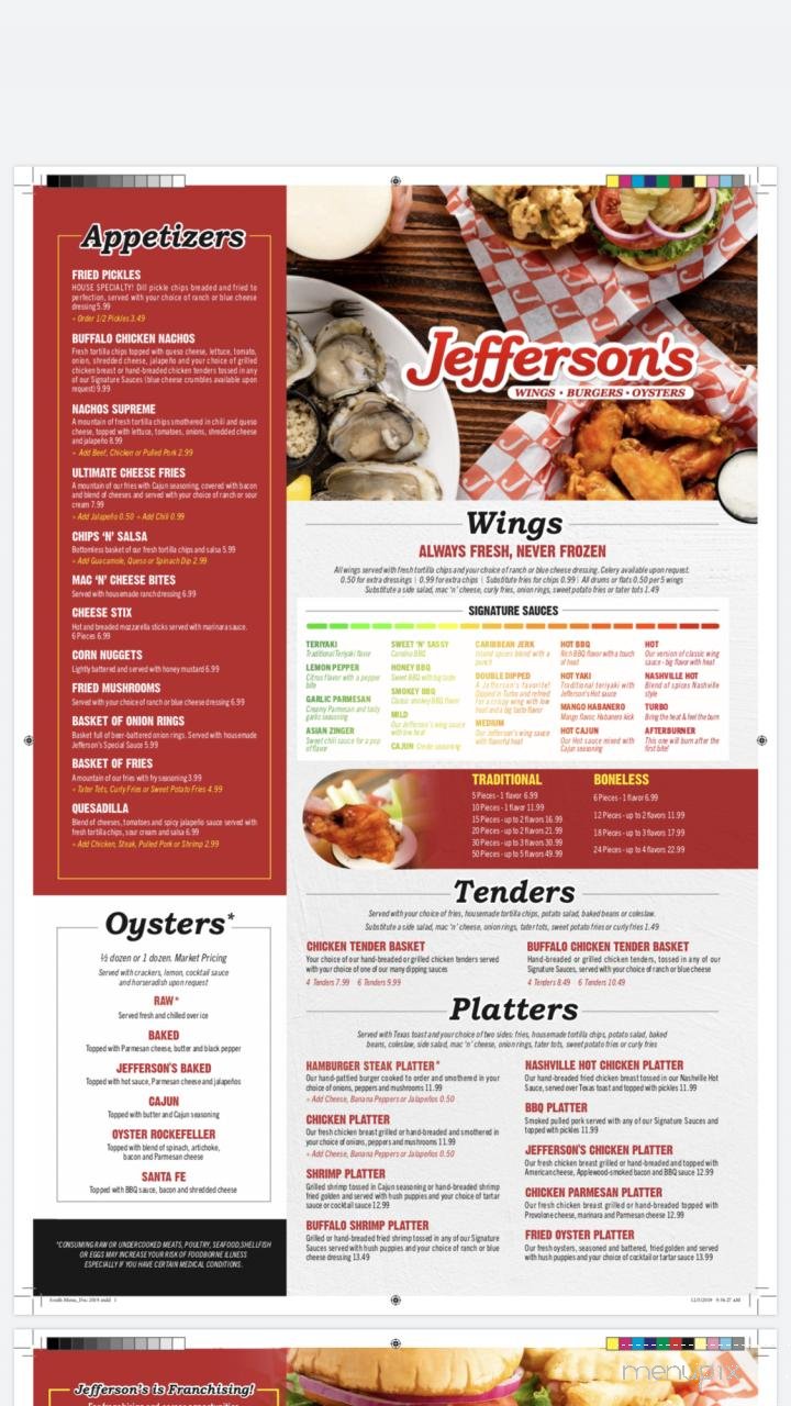Menu page 2