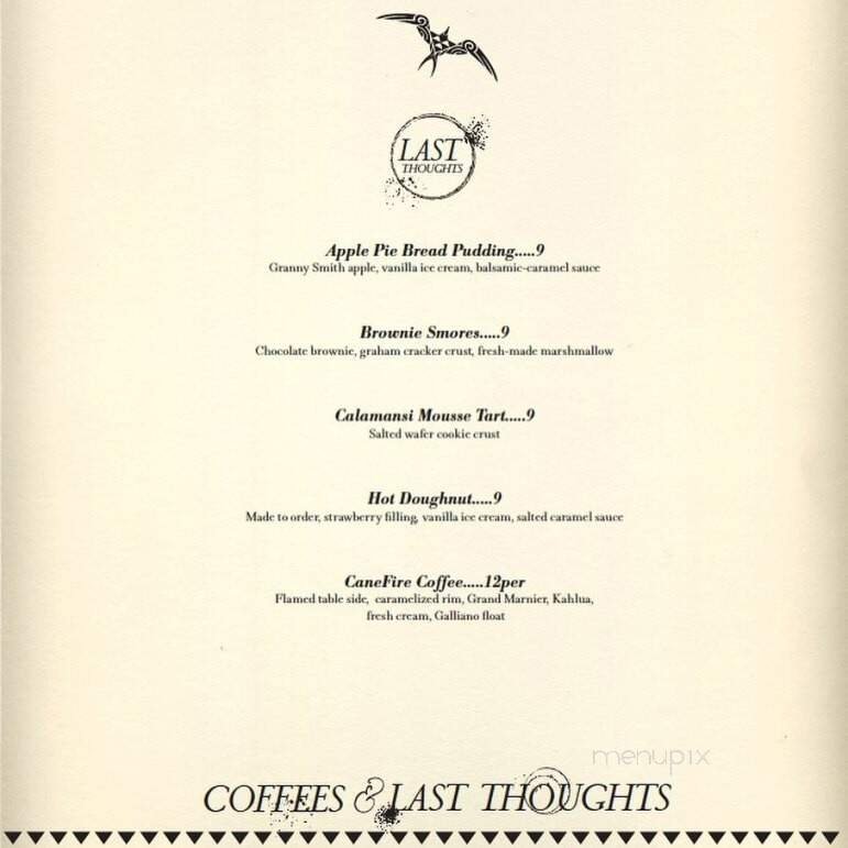 Menu page 1