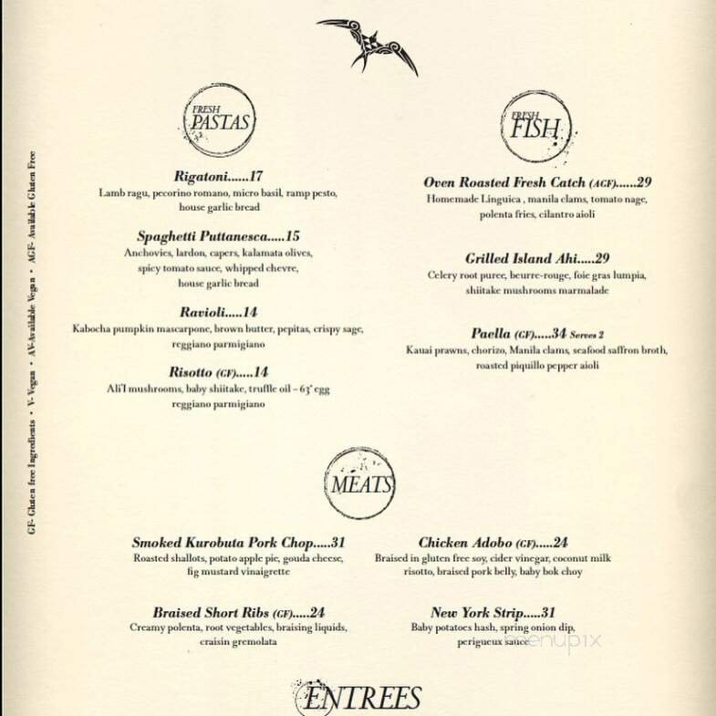 Menu page 2