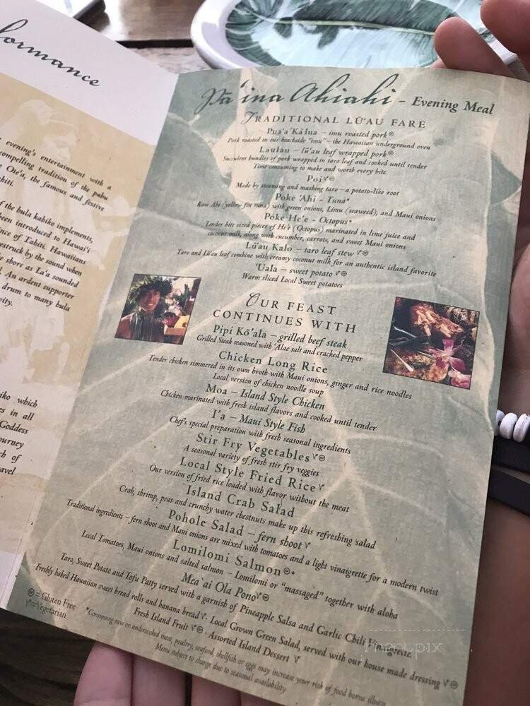 Menu page 1