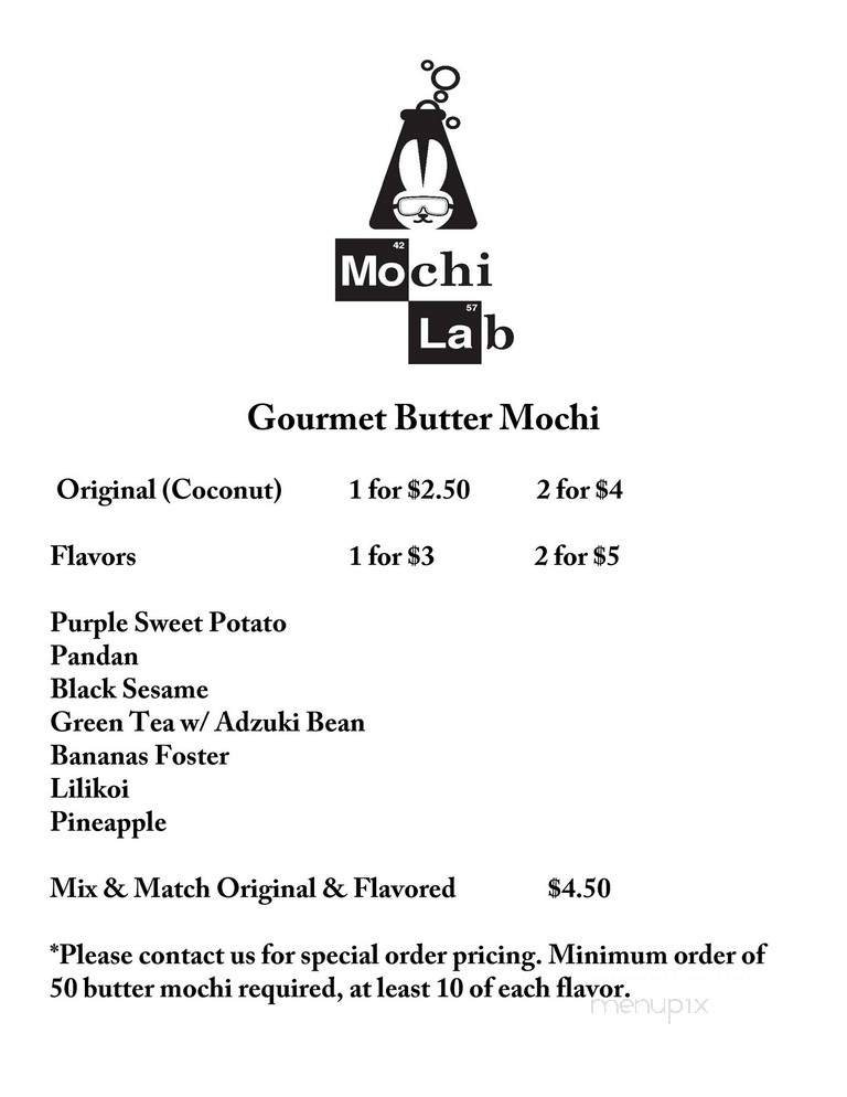 Menu page 1