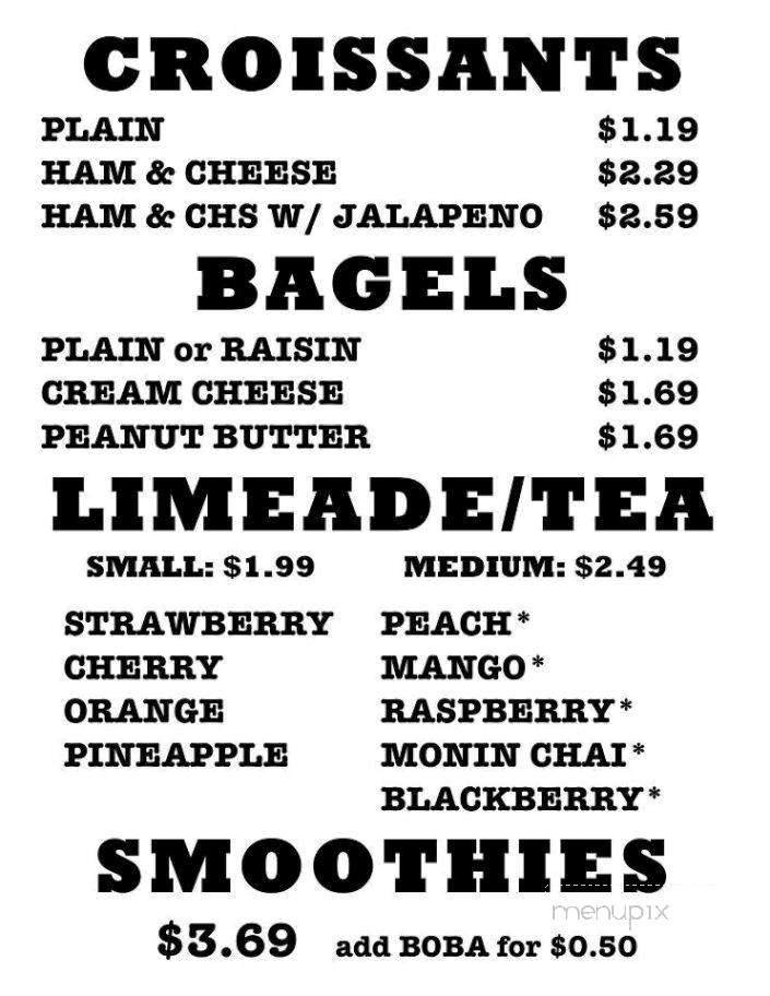 Menu page 3