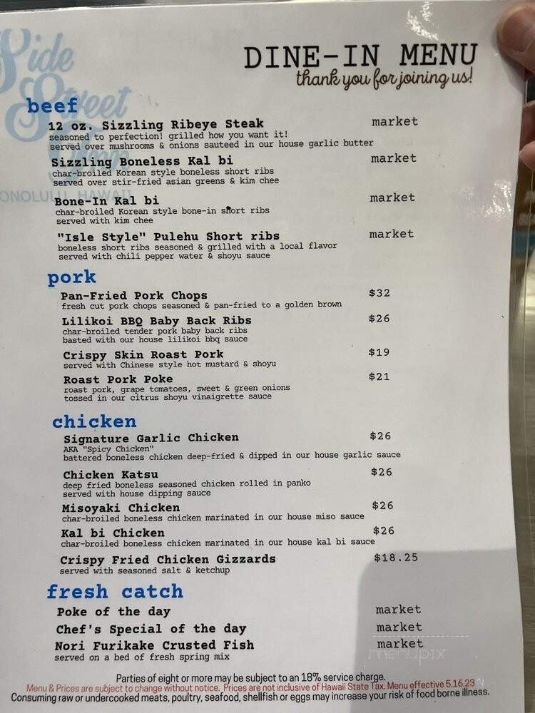 Menu page 2