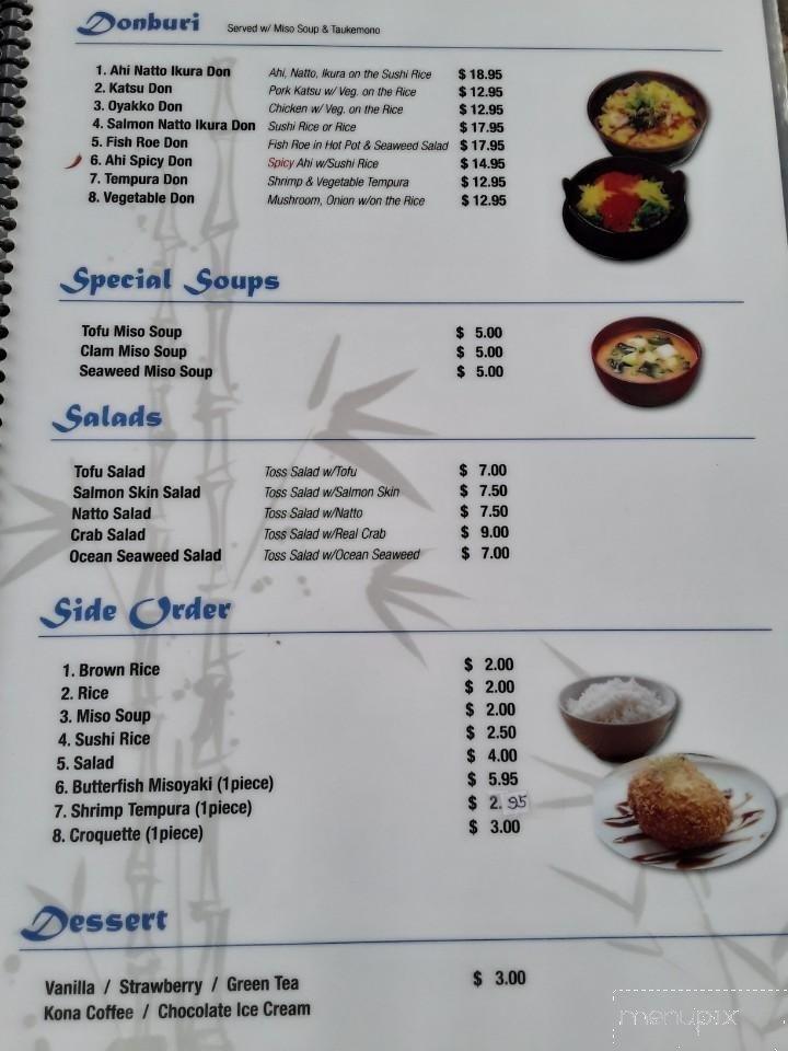 Menu page 2