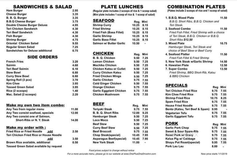 Menu page 2