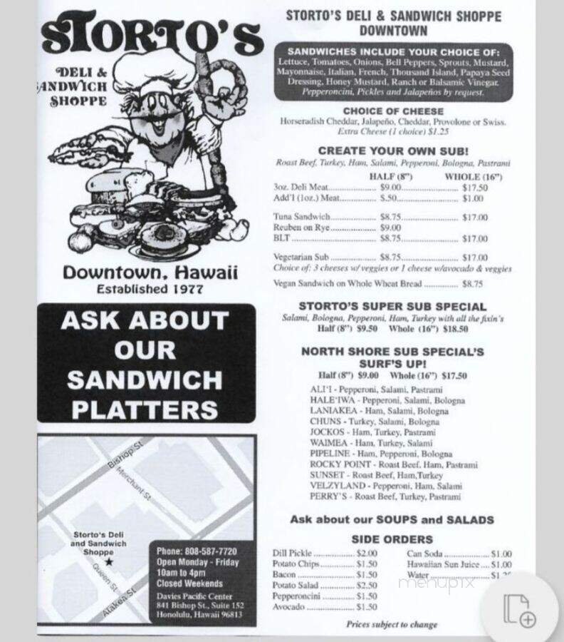 Menu page 2