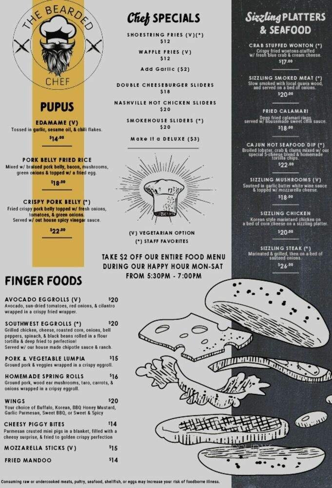 Menu page 1