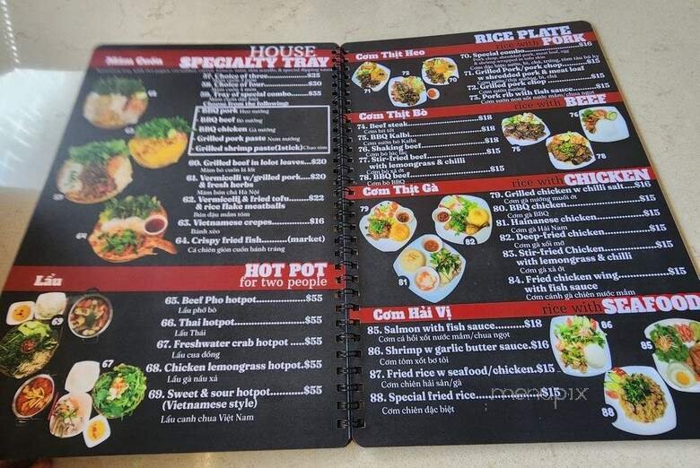 Menu page 2